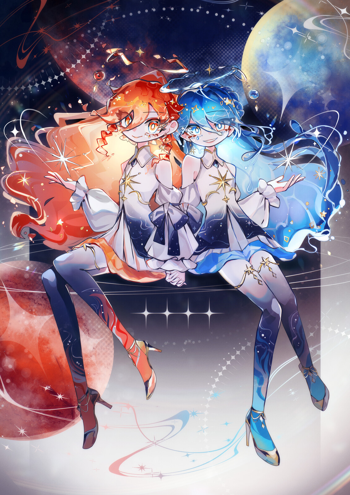 火と水 星の双子の作品画像