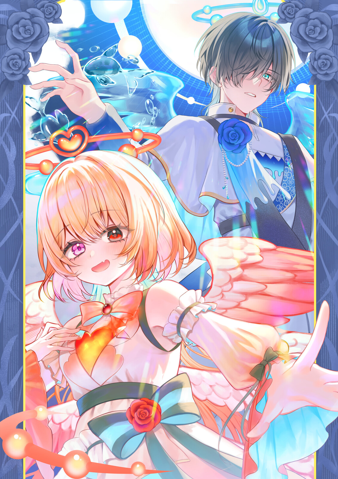 天使の火と水の双子の作品画像
