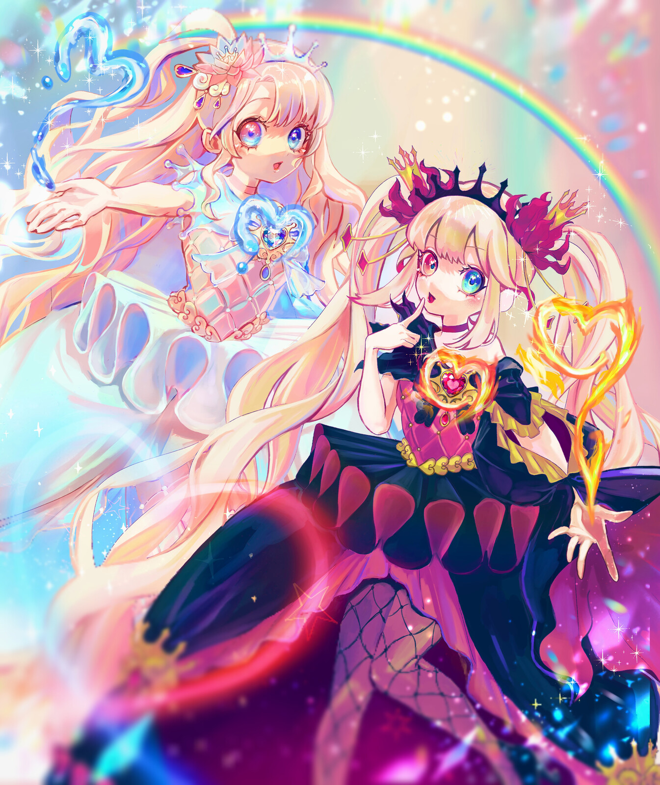 炎と水のマジカル☆リリー🔥💧の作品画像