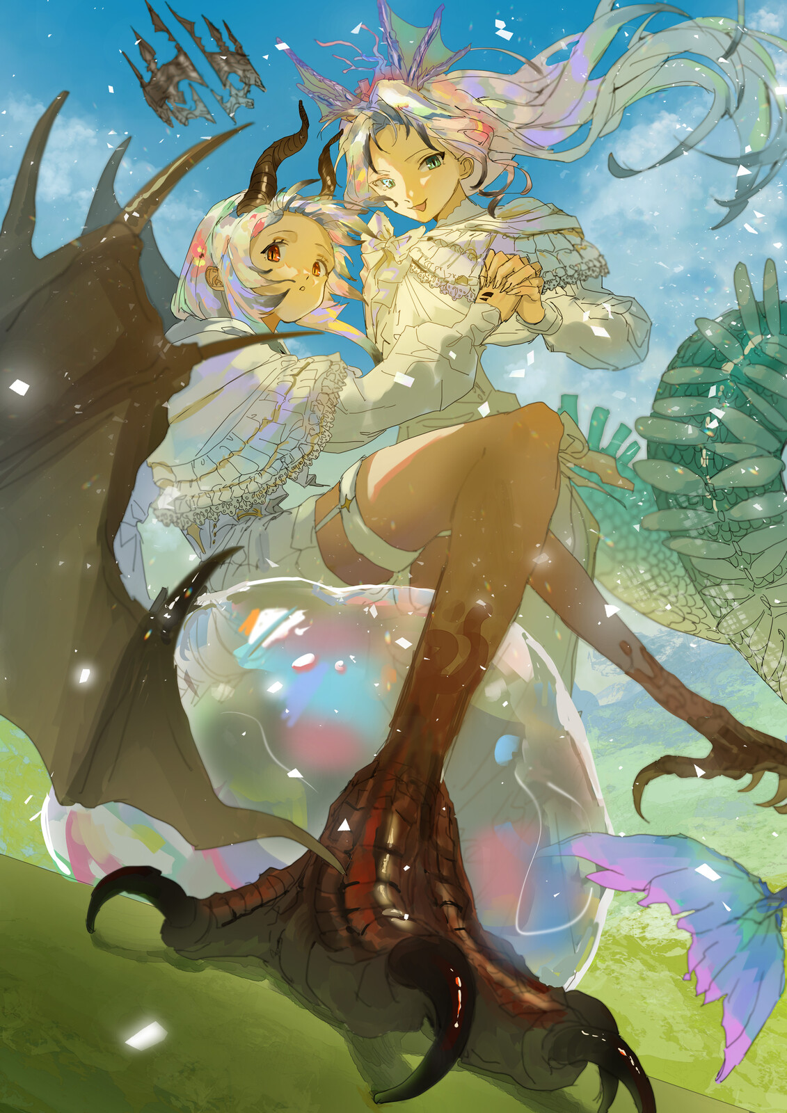 火と水の双子の作品画像