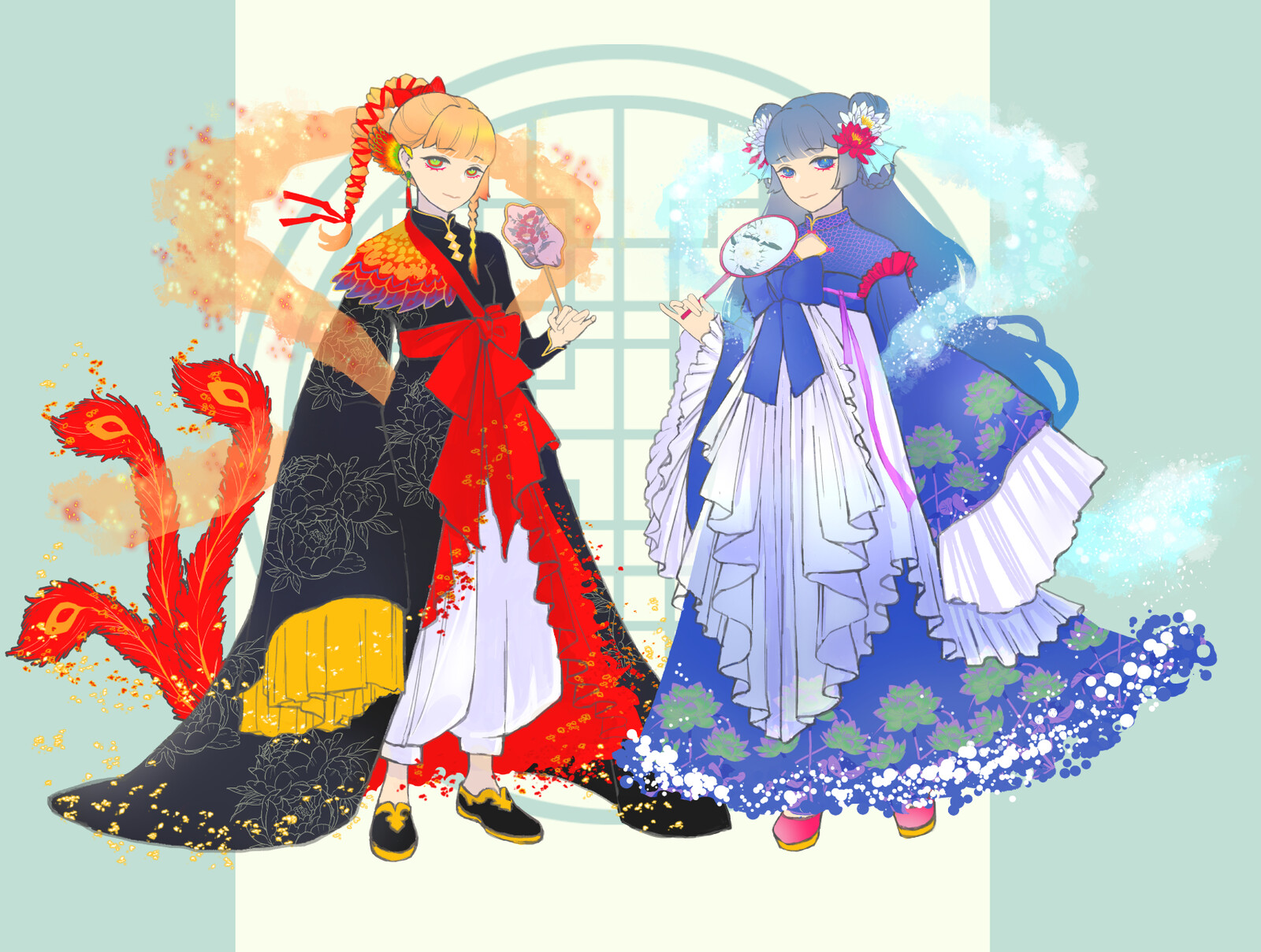 火と水の双子の作品画像