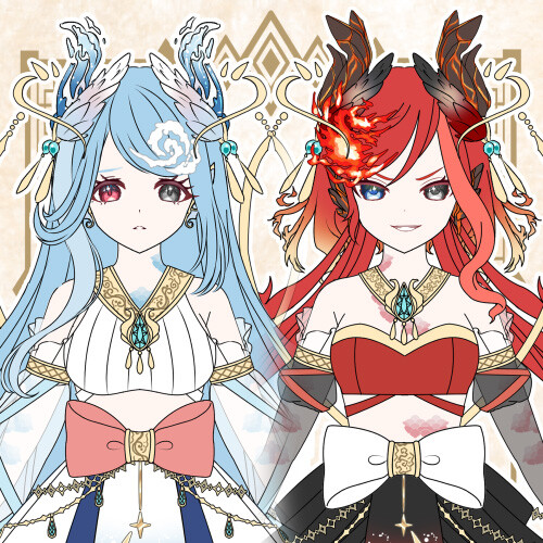 水と炎の双子